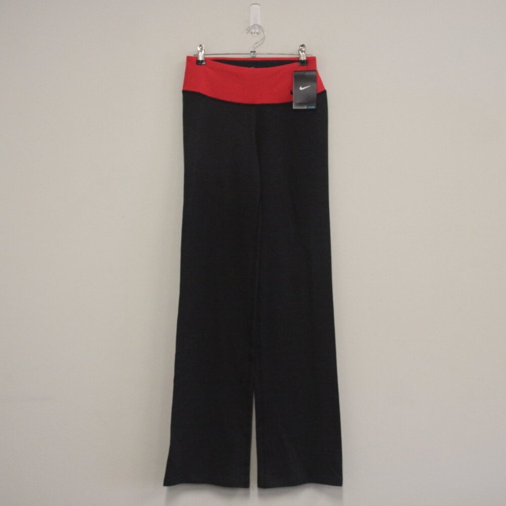 Nike Black Pants with Red Waistband